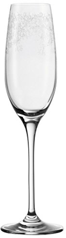 Leonardo Chateau Sekt-Glas, 1 Stück, spülmaschinenfestes Prosecco-Glas, Sekt-Kelch mit gezogenem Stiel, Sekt-Glas mit Gravur, 200 ml, 061590