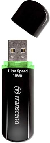 Transcend JetFlash 600 Extreme-Speed 16GB USB-Stick (bis zu 32MB/s, USB 2.0), Grün