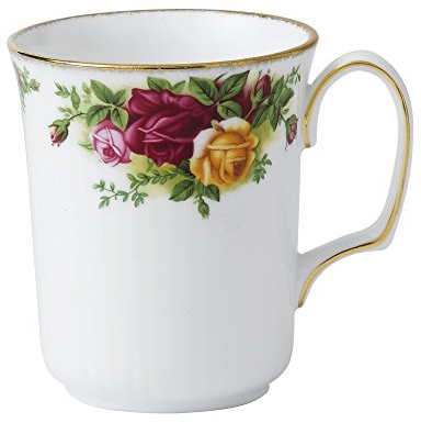 Royal Albert Old Country Roses Gobelet en porcelaine anglaise Blanc 0,25 l