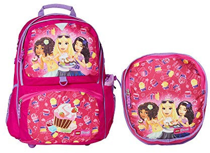 Lego Core Line Freshmen Friends Cupcake Schulrucksack, 41 cm, 33 liters, Rosa