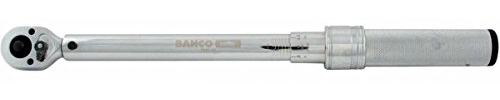Bahco 7455-300 Metric/Imperial Mechanical Torque Wrench, Silver, 1/2-Inch, 60-300 nm