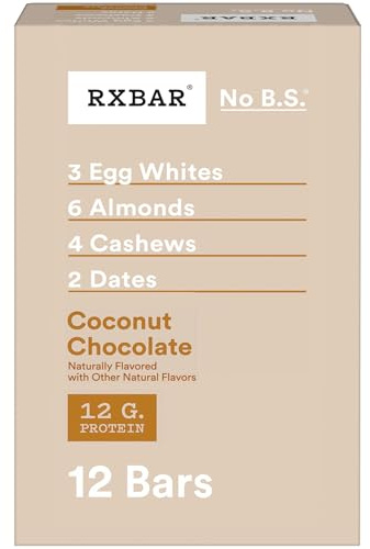 RX Bar 12 Bars, Coconut Chocolate, 0.624 Kg