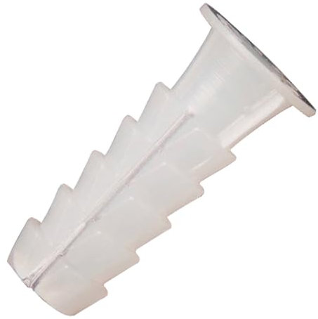 WOLFPACK LINEA PROFESIONAL - Taco Plastico Blanco 5 mm. (25 unidades)