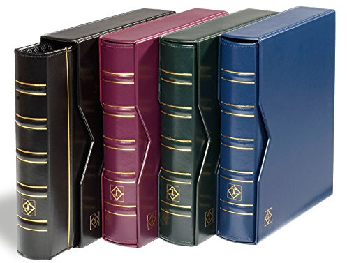 LEUCHTTURM 324423 myntalbum OPTIMA Classic med skyddskassett, svart