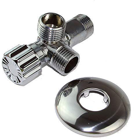 Soytich Valvola Angolo Angolo Valvola con 2x1/2 Pollici (Eckhahn12)