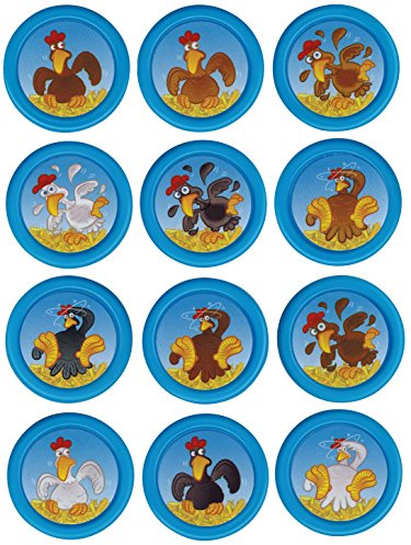 Hasbro Looping Louie Chips Ersatzchips original Aufkleber (12 Stück)