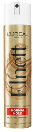 L'Oreal Paris Elnett Hairspray for Normal Hold, 400ml