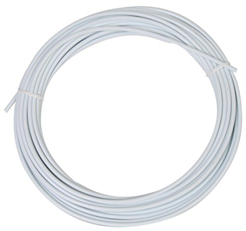 Sunlite Lined Brake Cable Housing, 5mm x 50ft, White