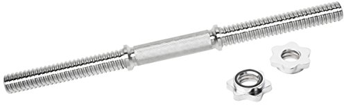 Bad Company Chrom Kurzhantelstange inkl. Sternverschlüssen 30/31 mm I 1 Stück - 51 cm