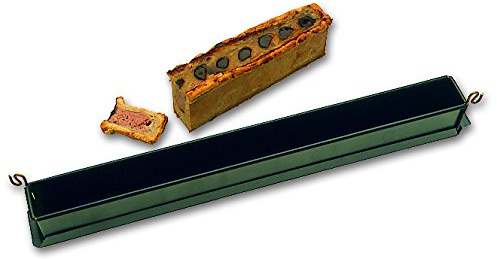La Brunoise Mini Pâté en Croûte Uni Professionnel Noir Rectangulaire 500 x 40 x 60 mm