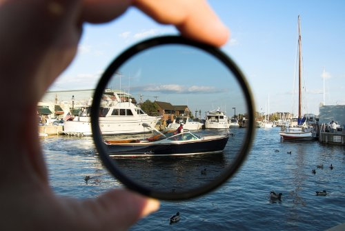C-PL (Circular Polarizer) Multicoated | Multithreaded Glass Filter (58mm) For Canon Powershot SX540 HS (Includes Filter Adapter)