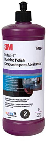 3M Perfect-It Machine Polish (06064) – For Paint and Gelcoat on Cars, Boats, Trucks and RVs – 8 ounces, White