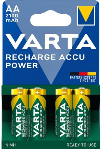 Varta Ready2Use AA Batteries (2100mAh, set of blisters, pack of 10)