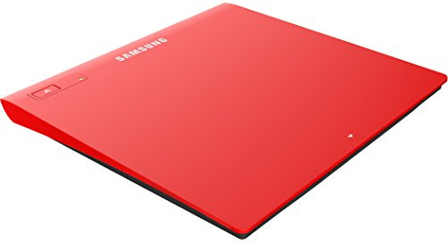 SAMSUNG TSST Ultra-Slim Optical Drives SE-208GB/RSRD Red, M-Disc Support, MAC OS X compatible