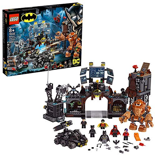 LEGO® DC Comics Super Heroes - The Invasion of the Batcave by Clay Mouth, Batman Universe with 6 Figures Super Heroes Toy DC Comics Child, 76122, Multi-Colour