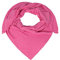Zwillingsherz Dreieckstuch mit Kaschmir - Hochwertiger Schal im Uni Design für Damen - XXL Hals-Tuch und Damenschal - Strick-Waren für Sommer und Winter - 150cm x 120cm - pink