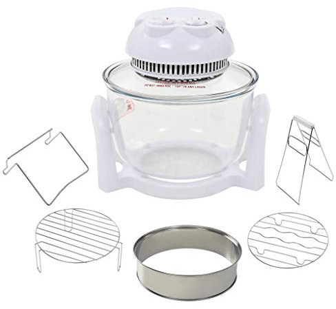 vidaXL Forno a convezione alogena con anello di espansione 800 W 10 L