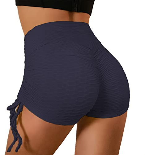 Merlvida Leggins Sportivi Donna Pantaloni Tuta Donna Anticellulite Leggins Donna a Vita Alta Coprenti Leggings da Yoga Alta Elasticità Leggings 3D Pusu Up Compressi Collant Palestra Allenamento