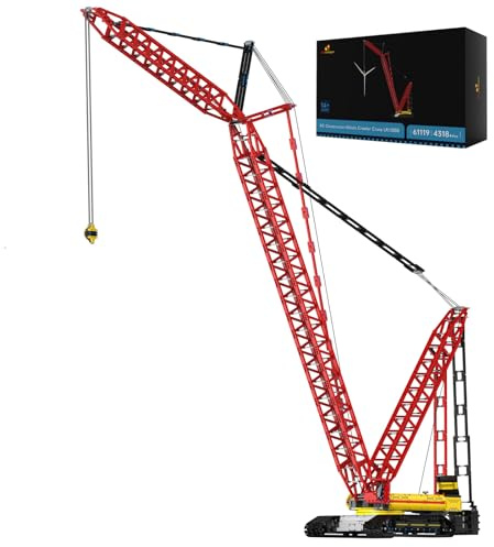 JMBricklayer 61119 Crawler Crane Building Block Set - Crane Model Kit Construction Vehicle Toys for Adult, Gift Toys for Teens Age 14+/Adults and Block Collectors(4318 Pieces)