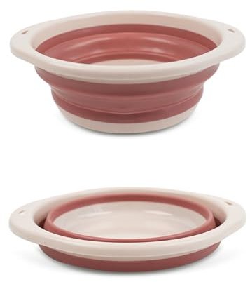 HweeWanX Folding Bowl Camping Folding Bowl Sink Bowl Camping Wash Bowl Foldable Kitchen Bathroom Camping Washing Bowl Foldable