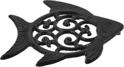 ANDRESLAD Pietra Calpestabile Ghisa Forma Di Pesce Per Giardino Decorazione Per e Cortili Resistente e Durevole Design Artigianale Per Esterni Pietre Per Percorsi e