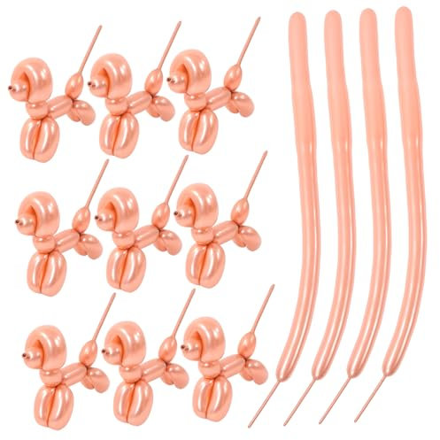 Garneck 100pezzi Palloncini Lunghi in Lattice Intrecciati Palloncini Modellabili Strisce Decorazioni Da Te Per Feste Oggetti Fotografici Per Interni Ed Esterni