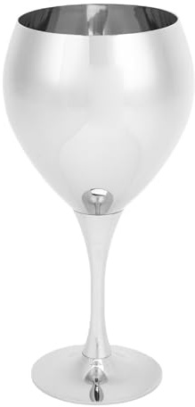 OVAQUIXI 460 Ml Rostfritt Stål Champagneflöjt 304 Metall Vinglas Okrossbar Kopp 10,79 Oz för Barfester Rostat Bröd Evenemang Vuxna