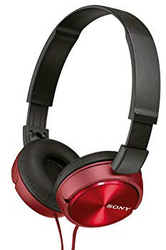 Sony Headband Stereo Headset MDR-ZX310AP (Microphone) Red