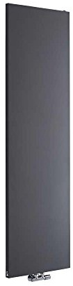 Hudson Reed Rubi - Design Heizkörper 1800mm x 500mm in Anthrazit