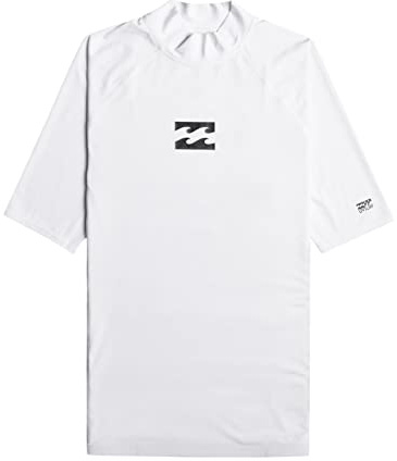 BILLABONG Mens Waves All Day Rash Guard Set, White, L EU