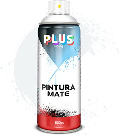 Pintura Spray 520cc para pintar todo tipo de super cies: madera, metal, cartón, tela, piedra, bra de vidrio, plásticos rígidos, etc para bricolaje y DIY.Blanco Skeleton (Ref:640)(Paquete de 1)