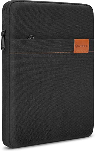 NIDOO 10 Zoll Tablet Hülle Wasserdicht Sleeve Case Tasche für 10,9 iPad 10/10,2 iPad 9/11 iPad Pro M2 M1 / 10,9 iPad Air M1 / 10 Tab M10 Plus Gen 3 / Galaxy Tab A8 S8 / MatePad, Schwarz