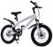 HauTour Kinderfahrrad, 18 Zoll Kinderfahrrad Höhenverstellbar Kinderfahrrad mit Hilfsrad 6-8 Jahre Leichtes Schnellmontagerad Für Jungen und Mädchen (Weiß)