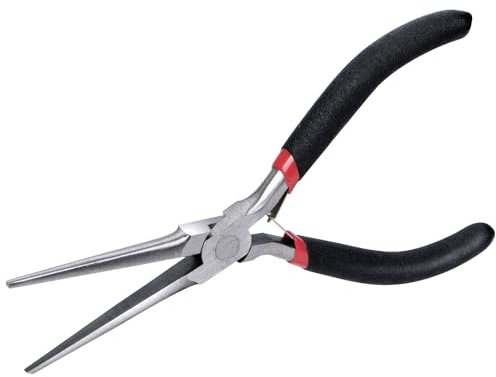 Long Nose Pliers Small Needle Nose Pliers Mini Jewelry Pliers Jewellery Making Tools Chain Nose Plier for Jewelry Making and Repair, Wire Bending Gripping Tools