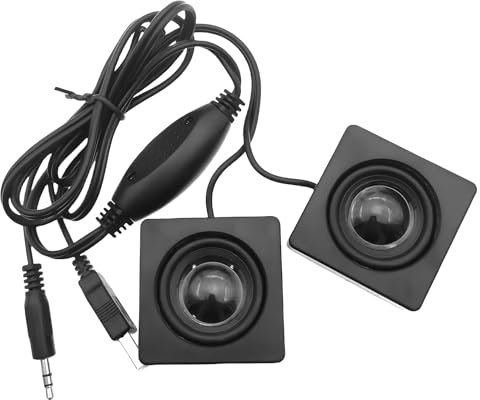 GOEDCH Altoparlante PC: mini altoparlante computer, altoparlante monitor per PC, altoparlante portatile USB, altoparlante per computer, stereo tipo nascosto, piccolo altoparlante per ufficio, gioco e