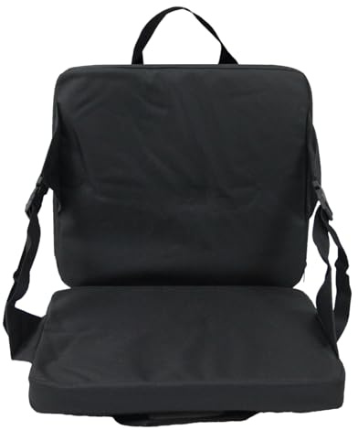 Fyrdyn Asientos de Estadio | Bancada con Respaldo y Cojín | Cojín Plegable para Exteriores para Picnic Playa Actividades Acuáticas Eventos Deportivos Camping y Barca