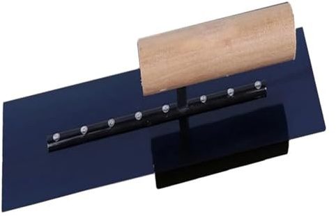 Cazzuola per cemento, Finitura in acciaio al carbonio for muratura, manico in legno leggero, utensile manuale for intonacatura for cartongesso(30cm)