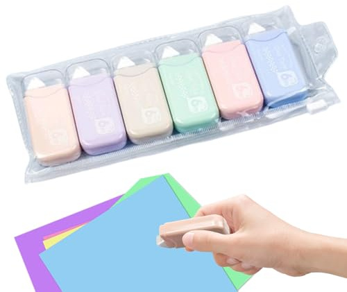 Applicatore Per Nastro Adesivo | 6 Pezzi Dispensatore Per Nastro Biadesivo - Corridore Per Dispensatore,Per Scrapbook Journaling Artigianato Scuola Sala Riunioni Ufficio Aula Incarto Foto Casa
