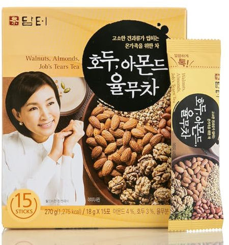 DAMTUR Lágrimas té 18g x 15t corea del nogal comida de trabajo de almendras nueces