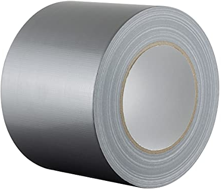 GTSE - Gewebeband Silber - 100 mm x 50 m - strapazierfähiges Panzerband - wasserdichtes Klebeband zum Reparieren, Befestigen, Bündeln, Verstärken und Abdichten - 1 Rolle