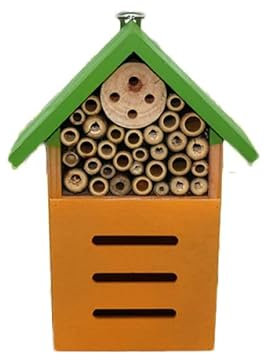PIAOLING Maison d'abeilles, hôtel d'abeilles en Bois de Cour de Jardin, Maisons d'abeilles, Maison d'insectes pour Papillons et coccinelles