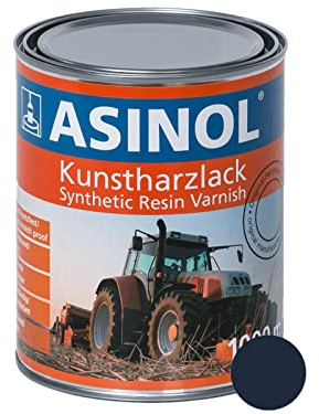 ASINOL RAL 5011 Stahlblau 1L | Hochglänzender Kunstharzlack für Landmaschinen, Traktoren & mehr!