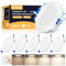 Spot Led Encastrable Dimmable, 6W Blanc Neutre 4000K Spots de Plafond 230V, Diamètre du Trou Φ68-80mm, 600LM Étanchéité IP44 Éclairage de Plafond pour salle de Salon Couloir Bain, Lot de 6
