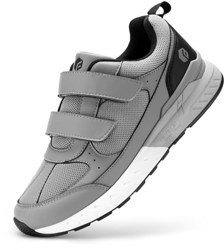 FitVille Zapatillas Deportivas Hombre Extra Ancho Zapatos Caminar Comodos Calzado Casual Antideslizantes