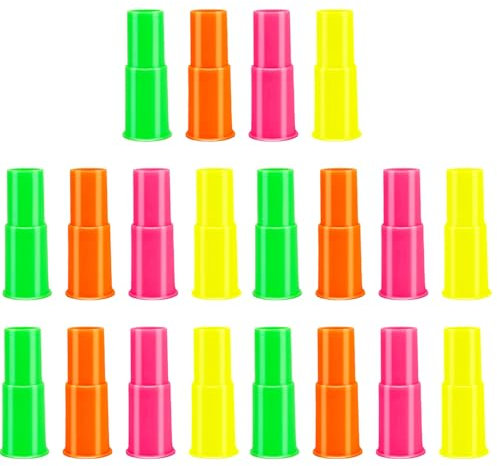 JDCMEI 20 Pezzi Partito Noisemakers, Trombette Festa Compleanno, Trombette Colorate Party Blower Whistle, Compleanno Partito Fischietto, Rumore Fischi Tubo per Matrimoni Carnevale Compleanno Bambini