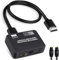 4K 60Hz HDMI Audio Extractor Splitter Converter 2.0b, HDMI to hdmi + Optical Toslink SPDIF + 3.5mm Stereo Analog Audio for PS5,Xbox, Included Optical Fiber