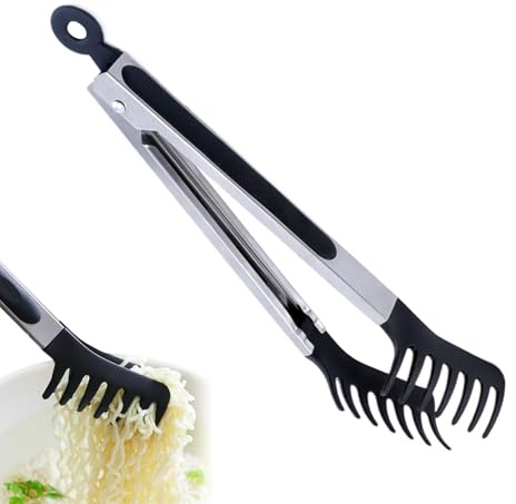 Pinza da cucina, resistente al calore, resistente al calore, antiruggine e resistente al calore, utensile da cucina per barbecue, bistecca e verdure