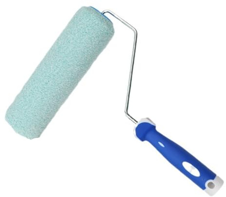 Rullo in microfibra testurizzata da 22,9 cm, 12/7 mm, per una distribuzione precisa della vernice in lattice sulla parete in microfibra per vernice al lattice