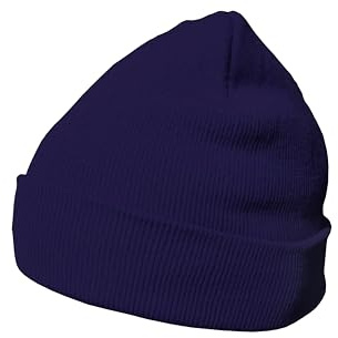 DonDon Berretto Uomo Berretto Donna Beretto Invernale Beanie Design Classico Azul marino