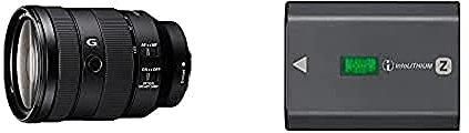 Sony SEL24105G FE 24-105 mm F4 G OSS Standard Zoom Lens & NPFZ100.CE Z Series Rechargeable Battery Pack - Black